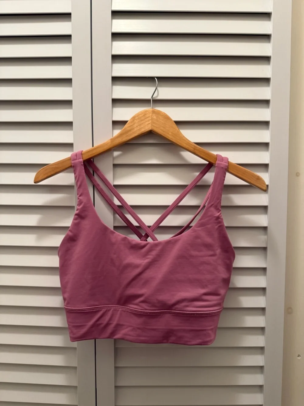 lululemon athletica Mauve Strappy Sports Bra